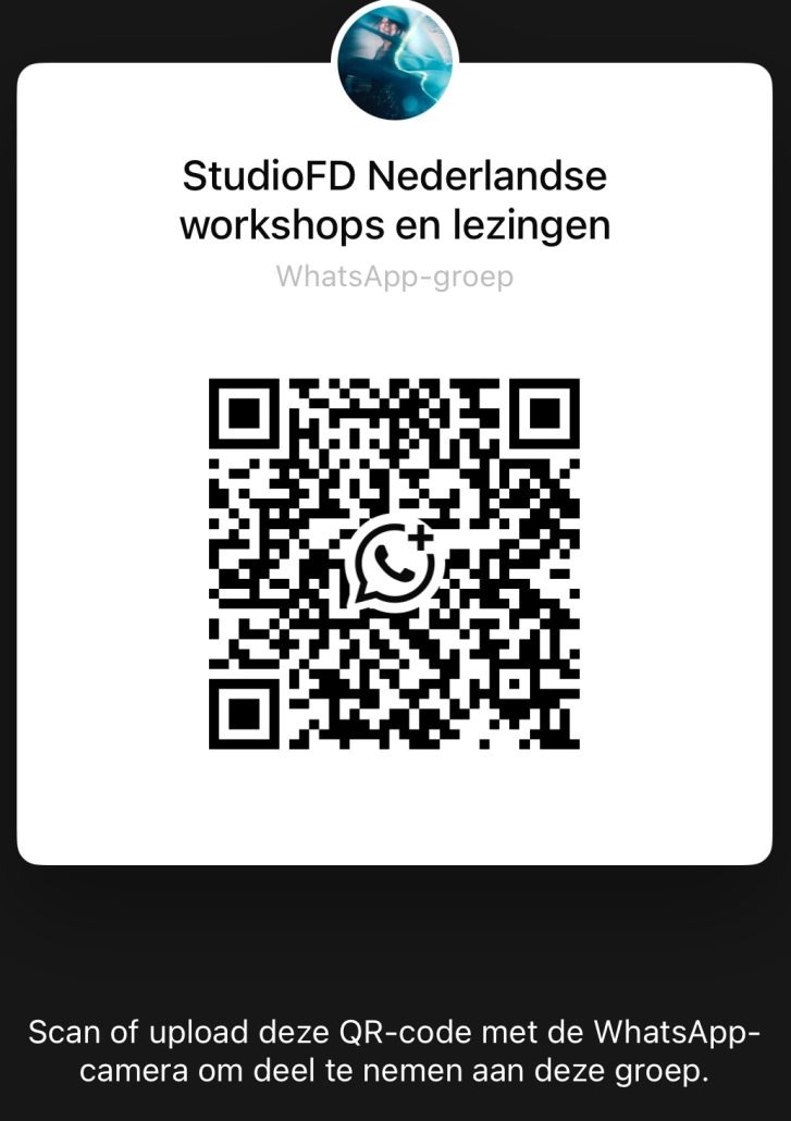 QRcode workshop whatsapp groep